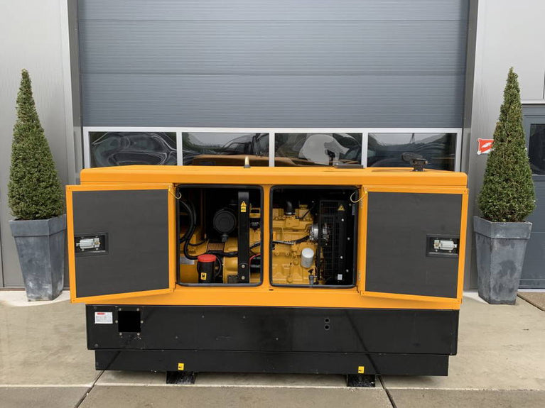 John Deere Inmesol 4039DF008 Leroy Somer 40 kVA Aggregaat Generator Stroomgroep Ex Noodstoom Nieuwstaat