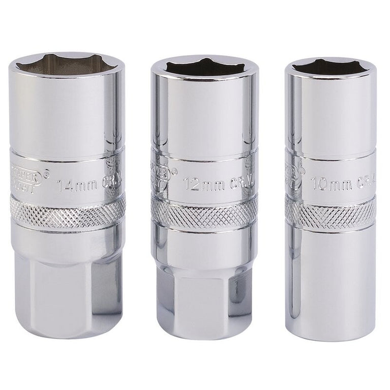 1/2" Bougie doppenset, 3dlg