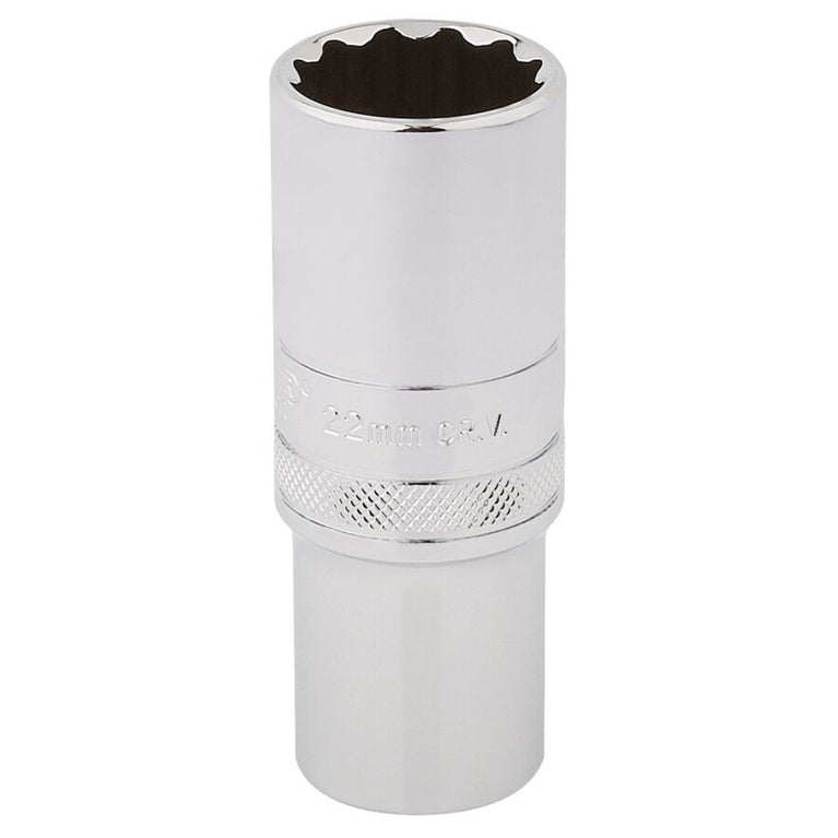 1/2" Dop lang, 22mm, 12-kant