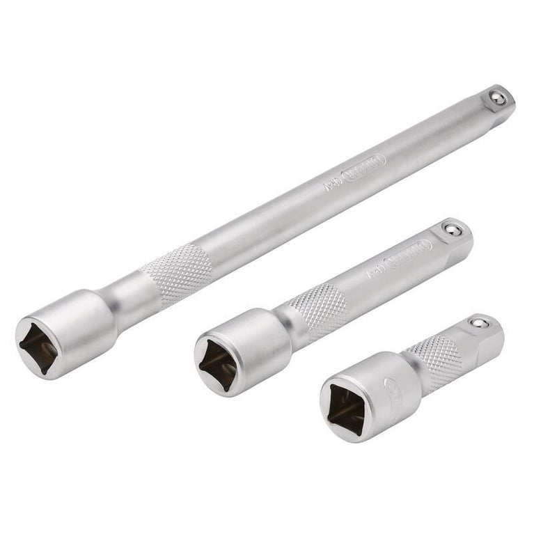 1/2" Verlengstukken set, 3dlg
