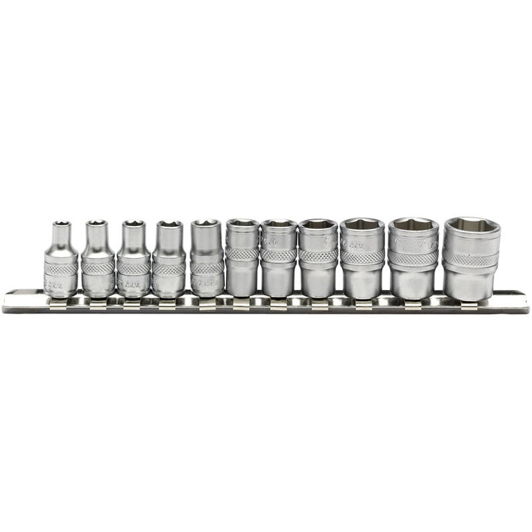 1/4” Doppenrail INCH, 11dlg