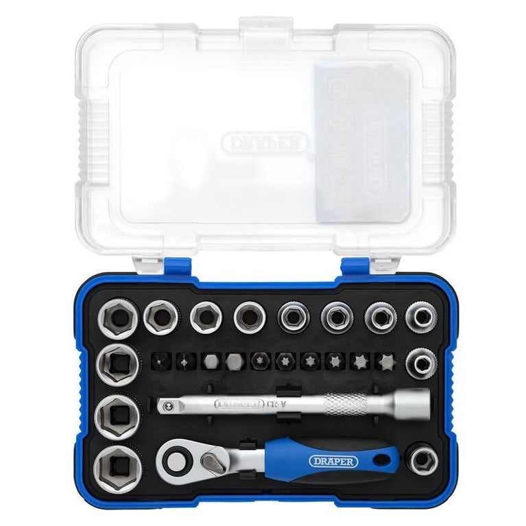 1/4" Doppenset, 25dlg
