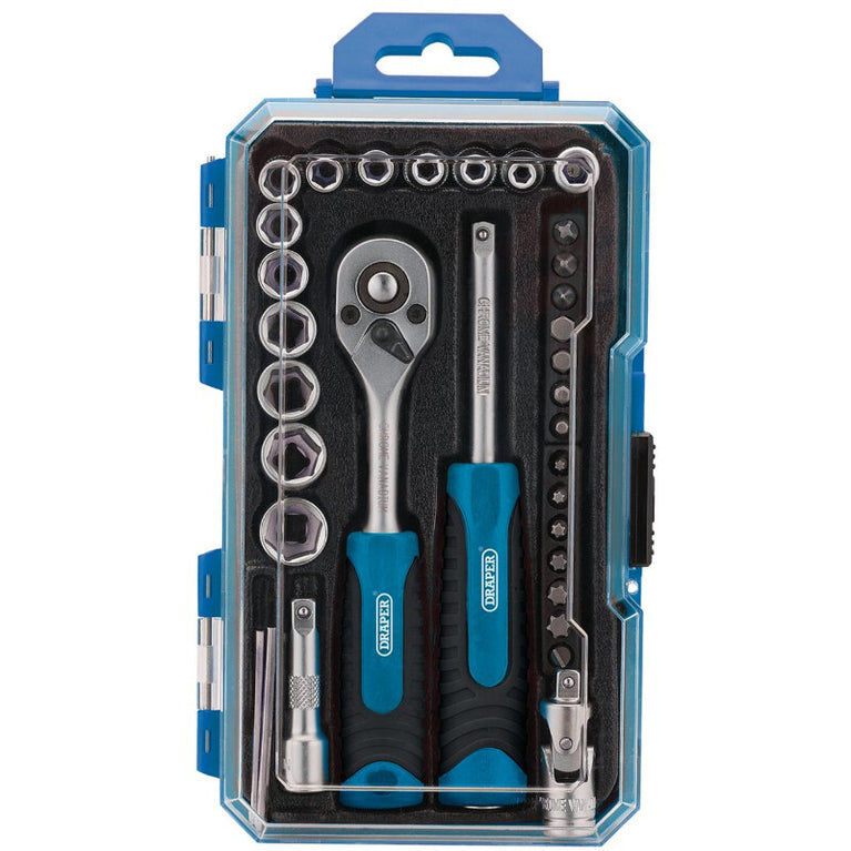1/4" Doppenset, 35dlg