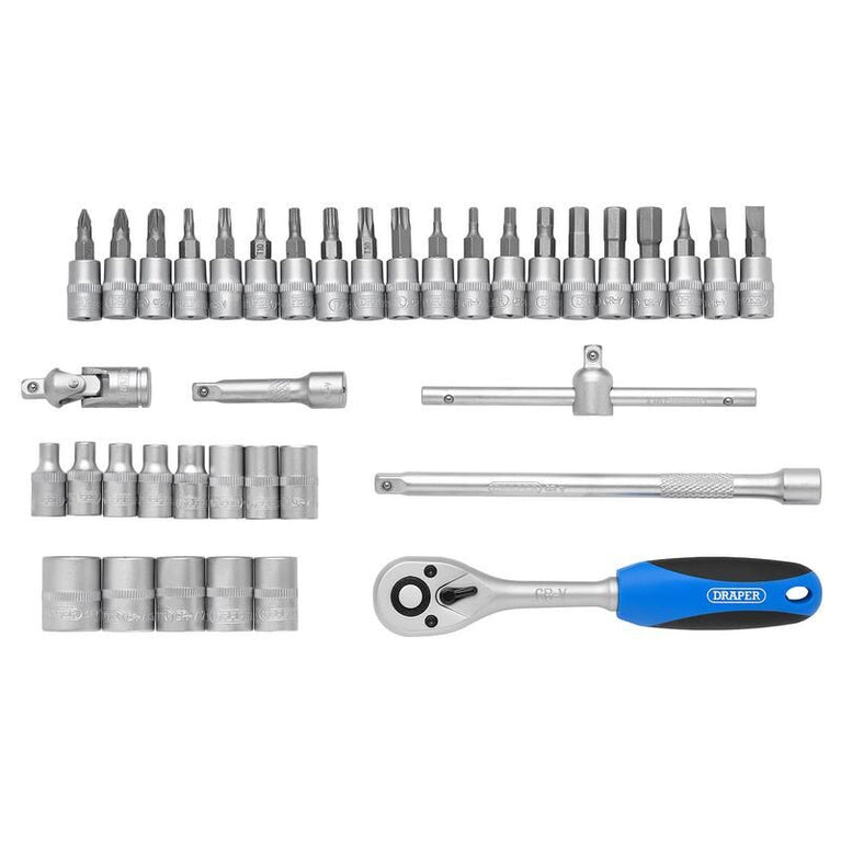 1/4" Doppenset, 38dlg