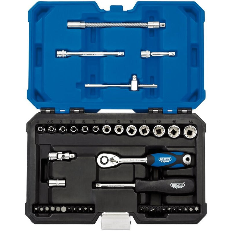 1/4" Doppenset multi-drive, 43dlg