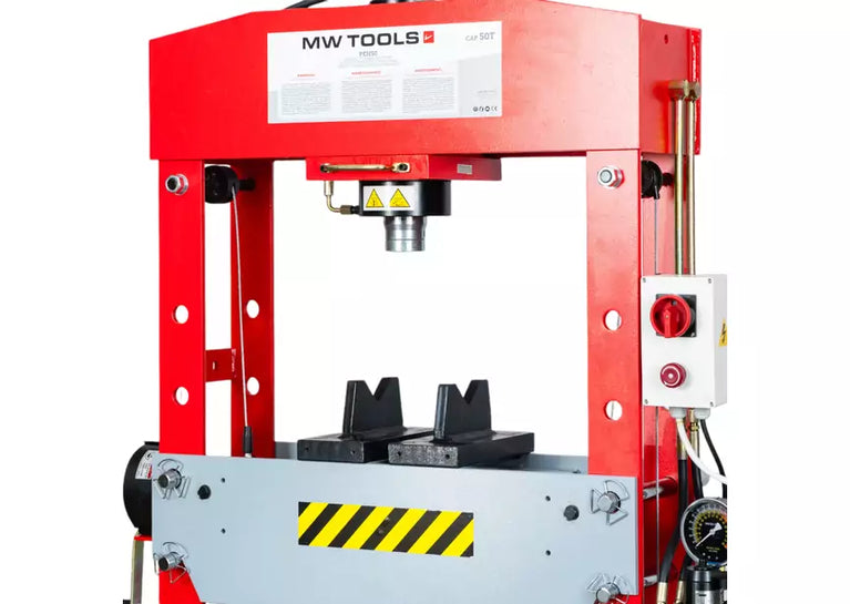 Elektro-hydraulische werkplaatspers 50T mobiele cilinder MW Tools