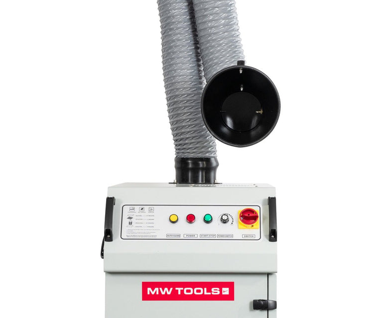 Mobiele lasrook- en oliemist afzuiging 2000M³/h 1,3KW 230V MW Tools