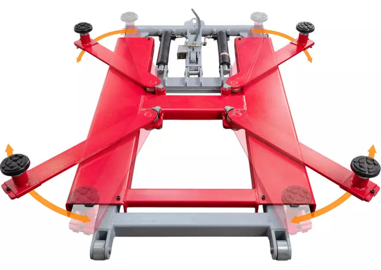 Mobiele schaarhefbrug 3T 1287mm 230V MW Tools