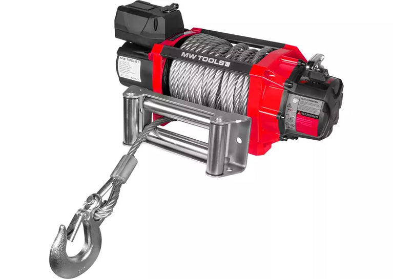 Lier 12V 8164kg 22m kabel staal draadloze afstandsbediening MW Tools