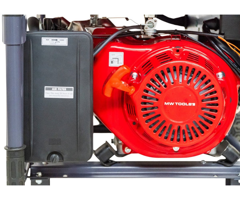 Benzine generator 11,0 kW 3x400 V – 230 V elektrische start 40 liter tank MW Tools