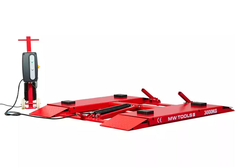 Mobiele schaarhefbrug 3T hefhoogte 620 mm 230 V MW Tools
