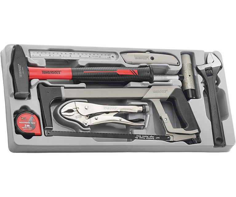 Gereedschapswagen rood mini master set 7 laden 628 delig Teng Tools