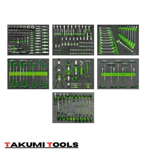 Takumi Tools Gereedschapswagen - 7 Lades gevuld