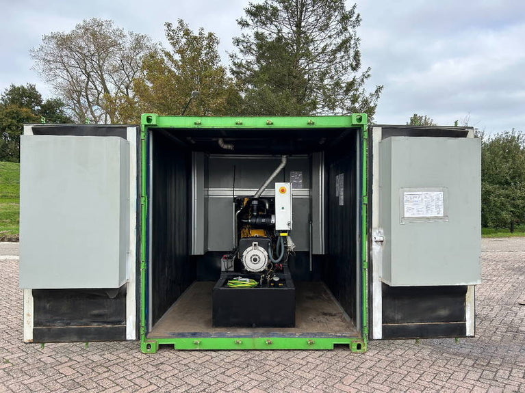 John Deere Container 10 ft 60 kVA aggregaat generator stroomgroep