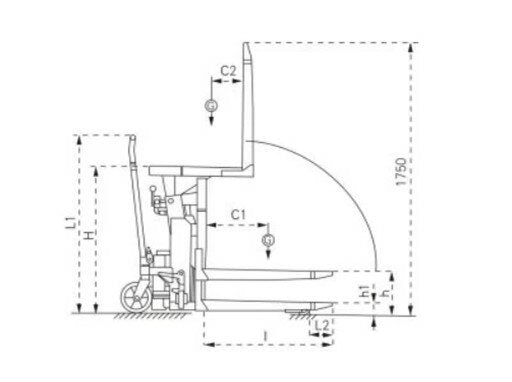 SENNA® Palletkantelaar manueel - 1000kg