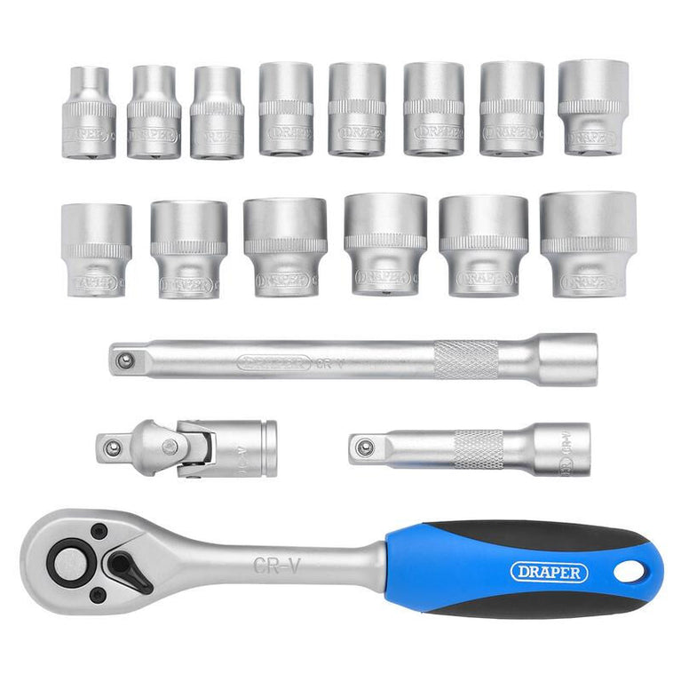 3/8" Doppenset, 18dlg