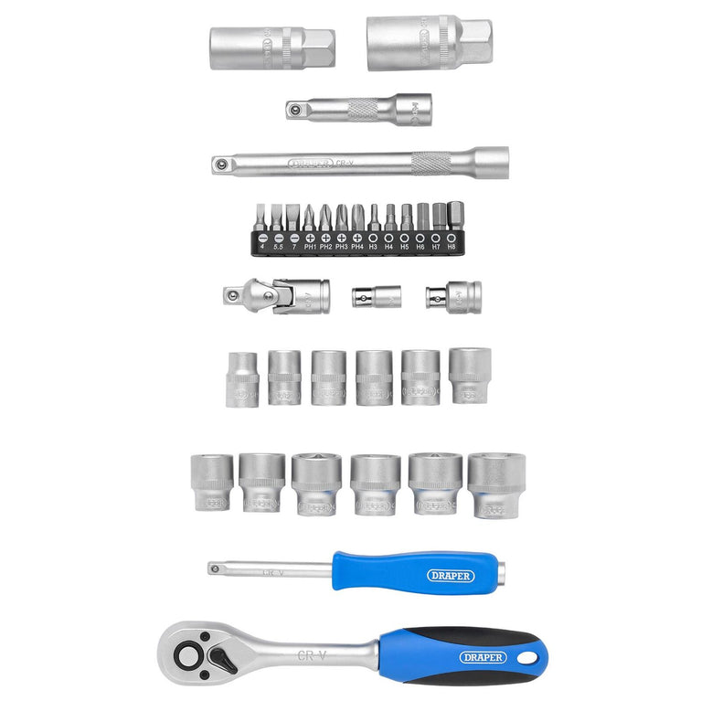 3/8" Doppenset, 34dlg