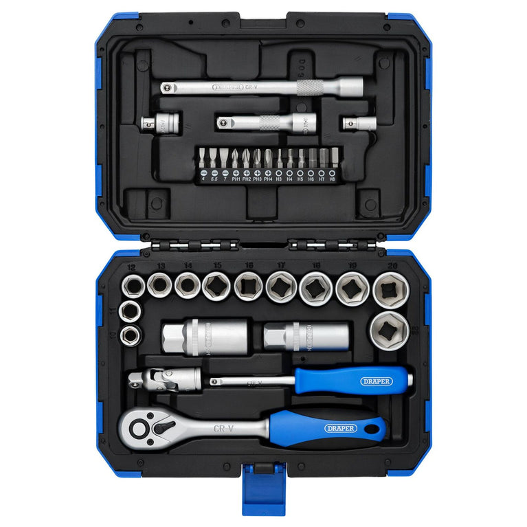 3/8" Doppenset, 34dlg