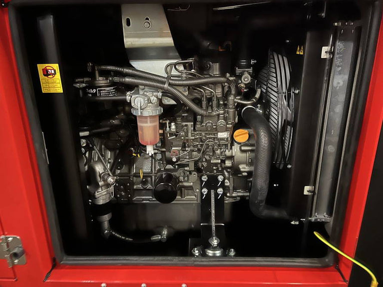 Himoinsa HYW 35 kVA Aggregaat YANMAR 4TNV98 Generatorset stroomgroep Notstromaggregat super geluidgedempt