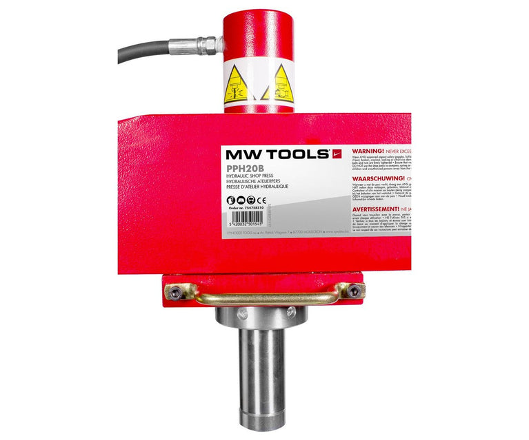 Hydraulisch pneumatische pers 20T mobiele cilinder MW Tools