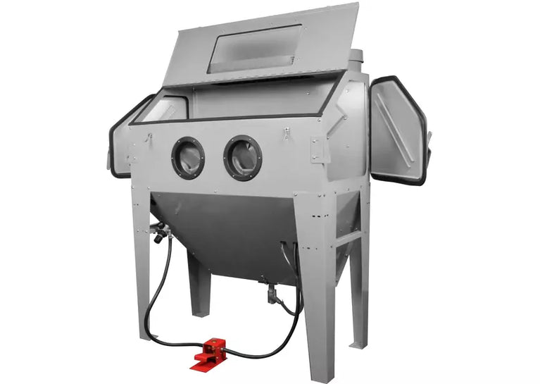 Professionele straalcabine 420 L met afzuiging MW Tools