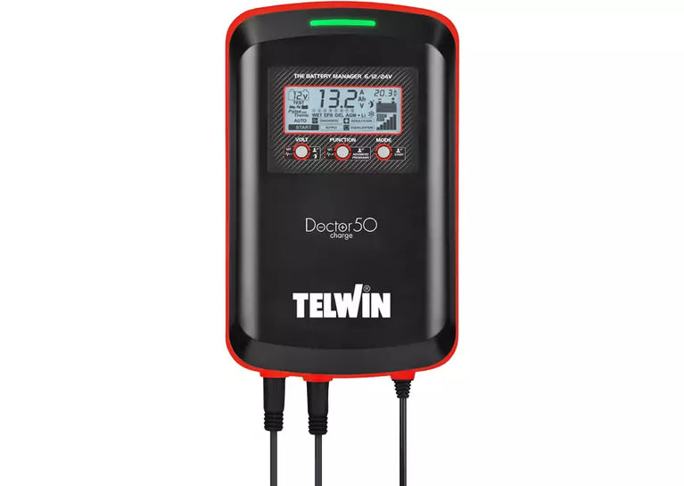 Batterijmanager Lader - druppellader 6/12/24V 40/40/20A Telwin