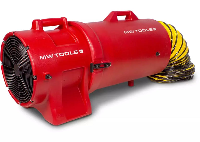 Ventilator 168W Ø 200 mm met accessoires MW Tools