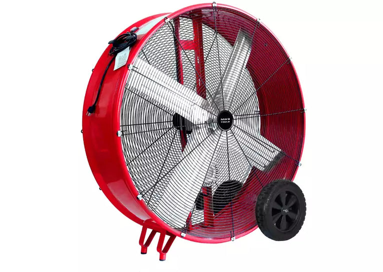 Mobiele riemaangedreven ventilator Ø1200mm 490W 230V MW Tools