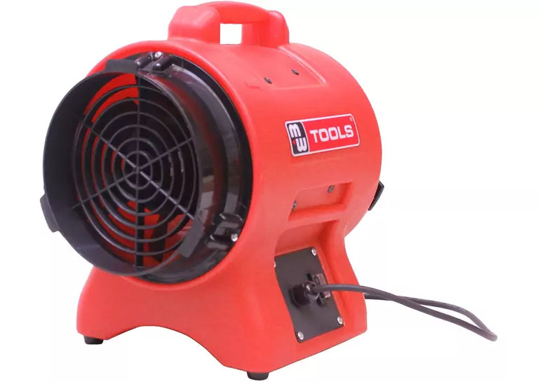 Ventilator MV200PP met slang en filterzak MW Tools