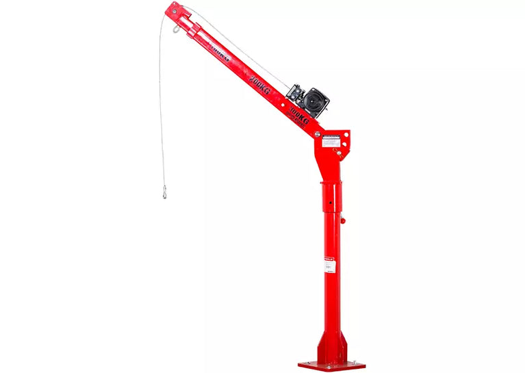 Mobiele kraan 300/500kg met elektrische lier MW Tools