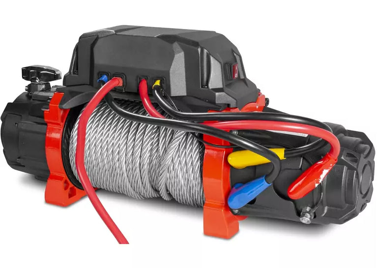 Lier 24V 5443kg 26m kabel staal draadloze afstandsbediening MW Tools
