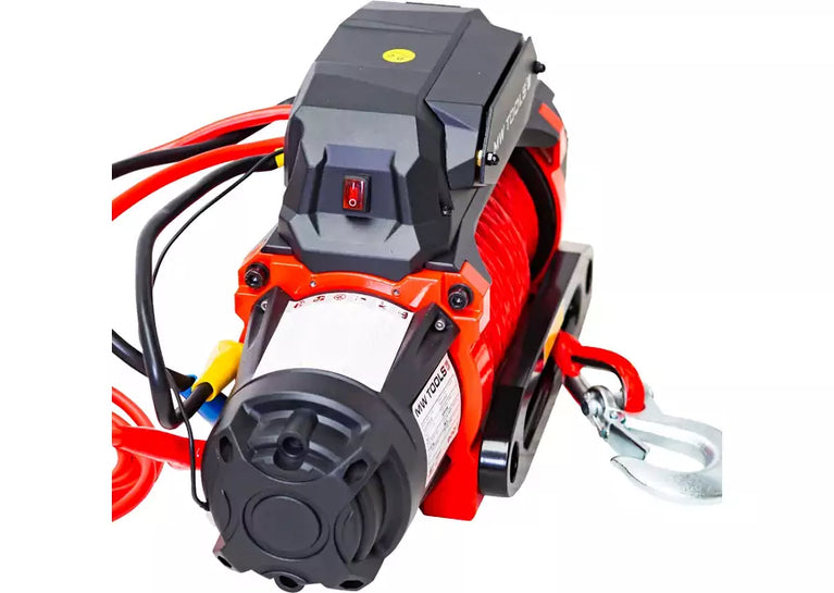 Lier 12V 5443kg 26m kabel synthetisch draadloze afstandsbediening MW Tools
