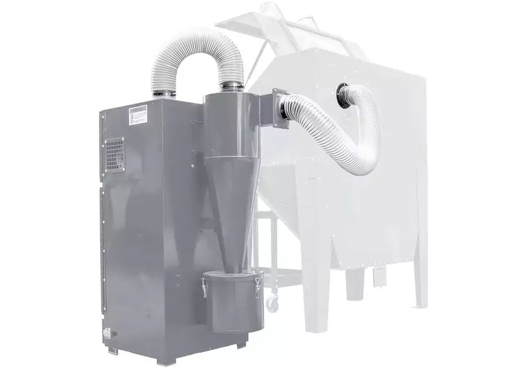 Straalcabine 420 L pro met externe cyclonische afzuiging MW Tools