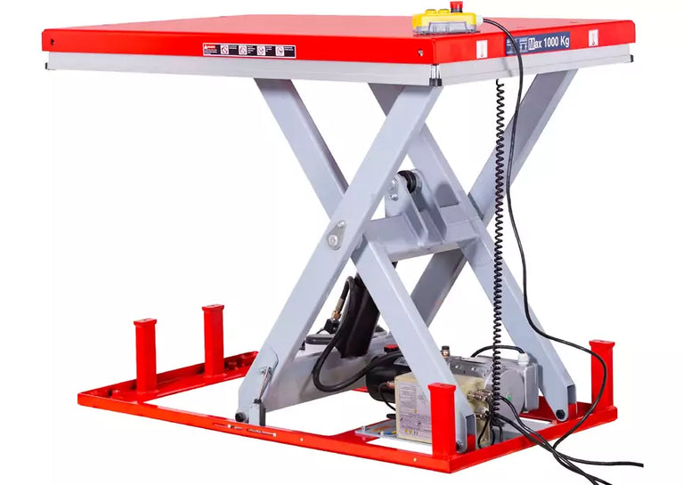 Elektro-hydraulische schaarheftafel 1000MM 2000KG 230V MW Tools