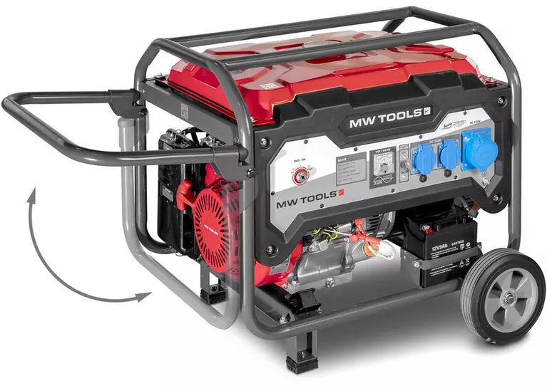 Benzine generator 7,5kW 230V elektrische start MW Tools