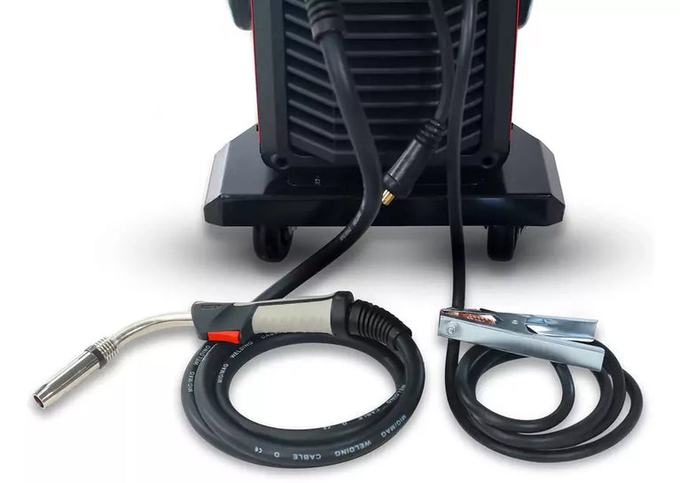 MIG industriële synergie lasinverter LCD 250A + accessoires MW Tools