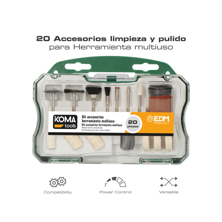 Tool kit Koma Tools 20 Pieces