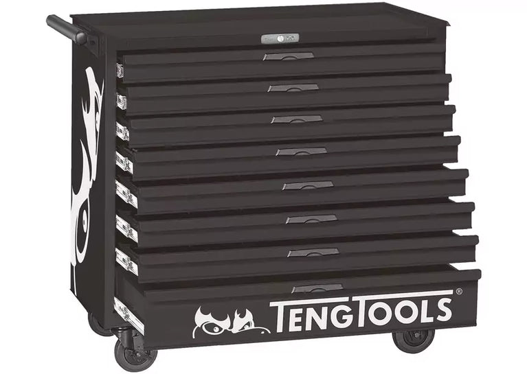 Gereedschapswagen black midi master set 8 laden Teng Tools