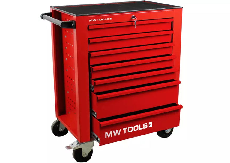Gereedschapswagen Gevuld 212-delig STARTER MW-Tools