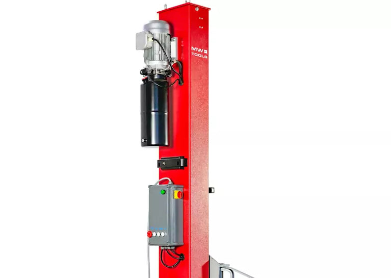 2-koloms hydraulische hefbrug 4 t 230V met elektrische ontgrendeling MW Tools