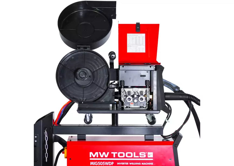 Industrieel lasapparaat 400V dubbel puls MIG 500A met koeler MW Tools