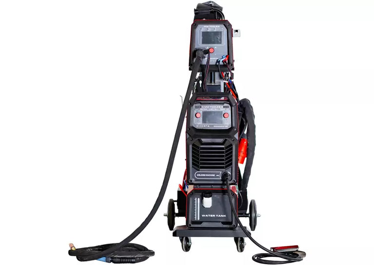 Industrieel lasapparaat 400V dubbel puls MIG 500A met koeler MW Tools
