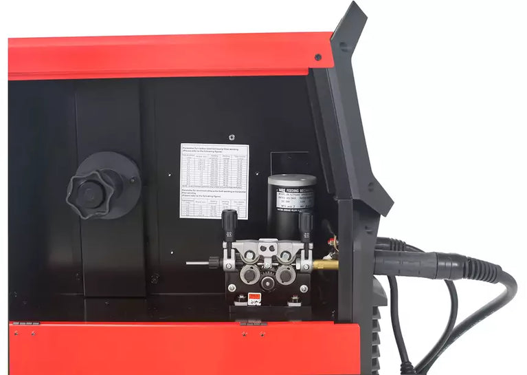 MIG 350A dubbel pulse lasinverter synergie industrieel MW Tools