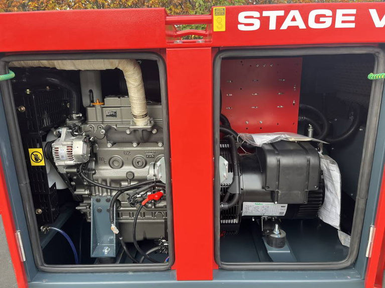 Yanmar 4TNV88 stage 5 17,5 - 20 - 25 kVA aggregaat generatorset grote tank BVL18P