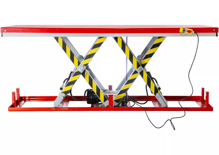 Elektrohydraulische schaarheftafel 1000 mm 2000 kg 230 V lengte 2500 mm MW Tools