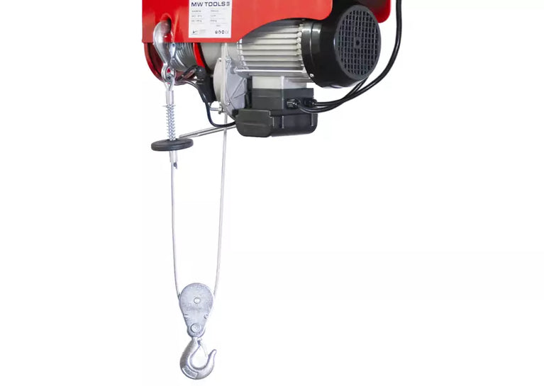 Elektrische kabeltakel 990 kg 18/9 meter 1,6W draadloze bediening MW Tools