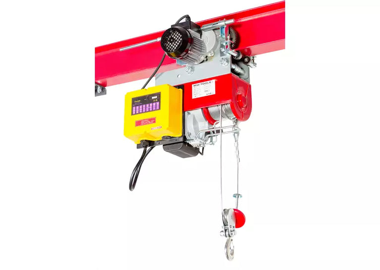 Portaalkraan 2T + elektrische takel en trolley 500/1000kg MW Tools