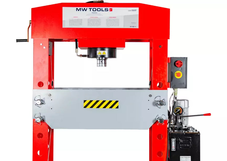 Elektro-hydraulische werkplaatspers 150T mobiele cilinder MW Tools