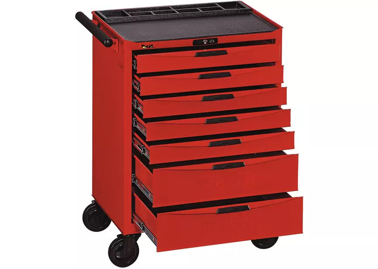 Gereedschapswagen rood mini master set 7 laden Teng Tools