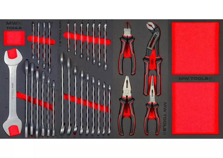 Gevulde gereedschapswagen PRACO STARTER 212-delig MW Tools